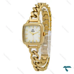 ساعت انزو EC-3124 زنانه بند کارتیه ای طلایی صفحه صدف Enzo-8727-L