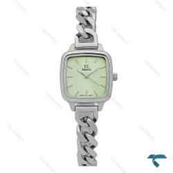 ساعت انزو زنانه بند کارتیه ای EC-3124 سیلور صفحه سبز یواش Enzo-8730-L