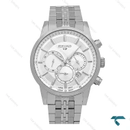 ساعت مردانه سیکو Vip سه موتوره کرنوگراف تمام سیلور Seiko-8744-G