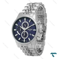 ساعت مچی سیکو مردانه سه موتوره سیلور صفحه سرمه ای Seiko-8746-G