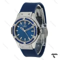 ساعت زنانه هابلوت سیلور سرمه ای دورنگین Hublot-9857-L