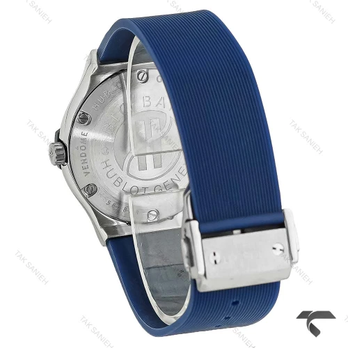 ساعت زنانه هابلوت سیلور سرمه ای دورنگین Hublot-9857-L
