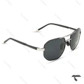 عینک دودی پورشه دیزاین P1089-2 پلاریزه مردانه سیلور مشکی Porsche-9904-G