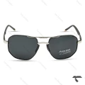 عینک دودی پورشه دیزاین P1089-2 پلاریزه مردانه سیلور مشکی Porsche-9904-G