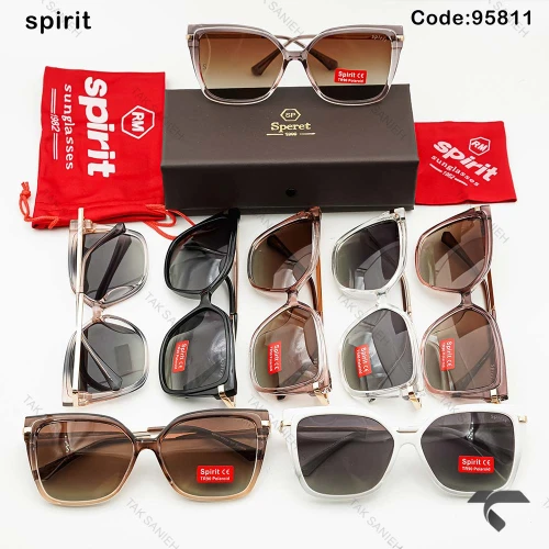 عینک آفتابی اسپریت 95811-2 پلاریزه زنانه فریم شیشه ای Spirit-9915-L