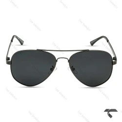 عینک دودی خلبانی کارتیه مردانه P1024-3 نوک مدادی Cartier-9979-G