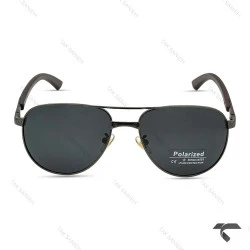 عینک دودی کارتیر خلبانی p1078 پولاریزه یو وی 400 مردانه Cartier-9985-G