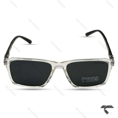عینک آفتابی پلیس RE2590-4 مردانه دسته 360 درجه فریم شیشه ای Police-10009-G