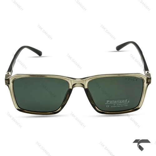 عینک پلیس مردانه RE2590-6 دسته 360 درجه سبز Police-10011-G