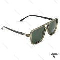 عینک آفتابی پلیس RE2593-5 مردانه دسته 360 درجه پلاریزه سبز Police-10016-G