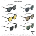 عینک آفتابی پلیس RE2597-6 دسته 360 درجه مردانه سبز Police-10029-G
