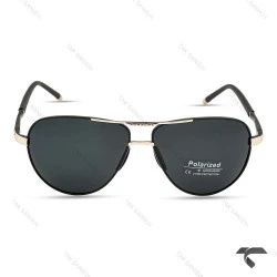 عینک دودی پورشه مردانه P1090-3 مشکی سیلور پلاریزه Cartier-9988-G
