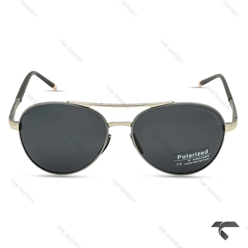 عینک دودی پورشه دیزاین P1095-2 مردانه یو وی 400 پلاریزه Porsche-10035-G