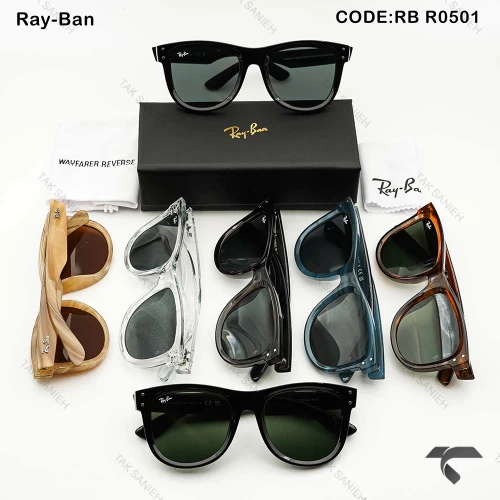 عینک آفتابی ری بن RB0501-5 پلاریزه آبی نفتی RayBan-10055-U
