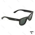 عینک دودی ریبن RB0502-1 فریم کائوچوبی پلاریزه RayBan-10058-U