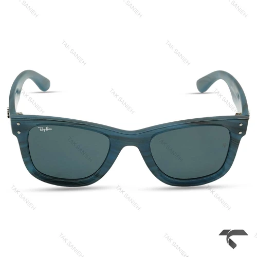 عینک آفتابی ریبن RB0502-5 فریم کائوچوبی آبی نفتی RayBan-10062-U