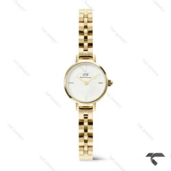 ساعت دنیل ولینگتون زنانه مینی Petite طلایی صفحه سفید DW-10120-L