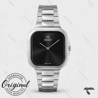 ساعت انزو مردانه EC-1706ABG سیلور صفحه مشکی Enzo-10108-G