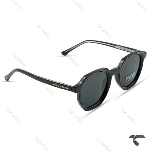 عینک دودی جنتل مانستر RE2568-1 پلاریزه مشکی GentleMonster-10126-U