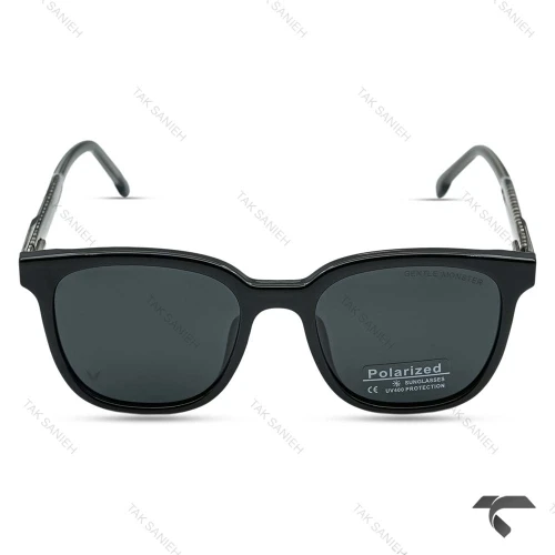 عینک آفتابی جنتل مانستر RE2587-1 پلاریزه مشکی GentleMonster-10150-U