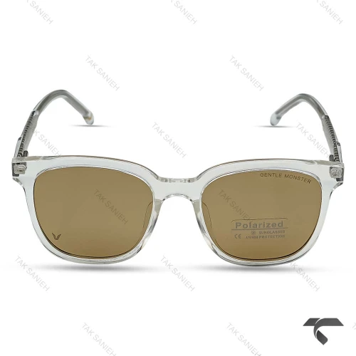 عینک آفتابی جنتل مانستر RE2587-6 پلاریزه فریم شفاف GentleMonster-10155-U