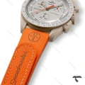 امگا سواچ ماموریت به مشتری نارنجی بند رابر جدید Swatch-10205-U