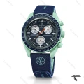 امگا سواچ ماموریت به زمین سبز سرمه ای بند رابر جدید Swatch-10207-U