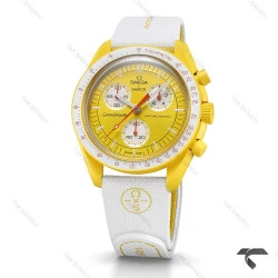 امگا سواچ ماموریت به خورشید بند رابر جدید Swatch-10208-U