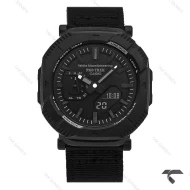 ساعت پروترک مردانه فول مشکی بند برزنتی Protrek-10160-G