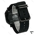 ساعت پروترک مردانه فول مشکی بند برزنتی Protrek-10160-G