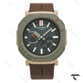 ساعت کاسیو Pro Trek مردانه قاب سبز بند رابر قهوه ای Protrek-10162-G