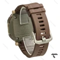 ساعت کاسیو Pro Trek مردانه قاب سبز بند رابر قهوه ای Protrek-10162-G