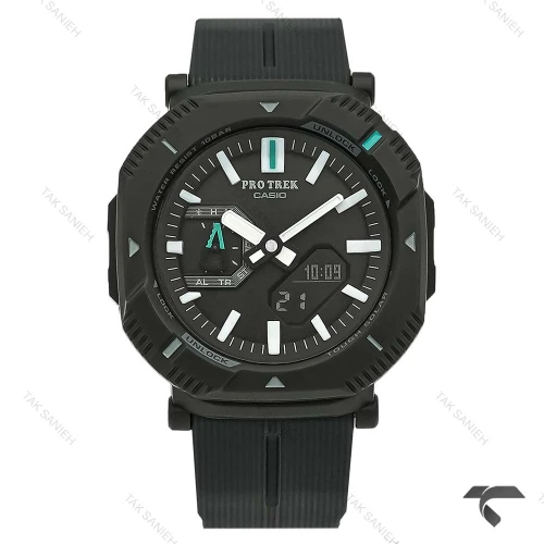 ساعت کاسیو پروترک مردانه بند رابر مشکی Protrek-10164-G