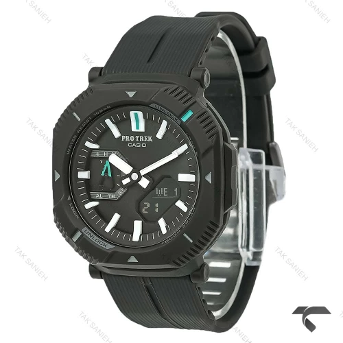 ساعت کاسیو پروترک مردانه بند رابر مشکی Protrek-10164-G