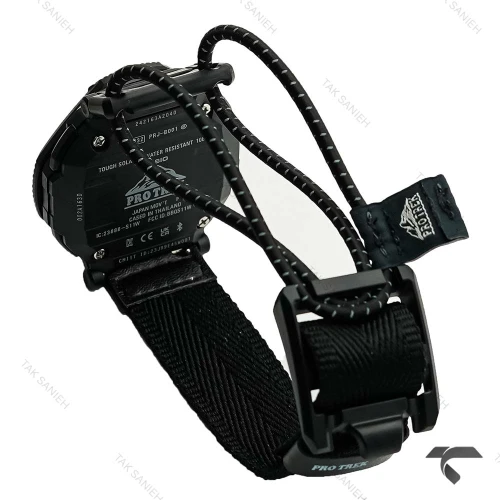 ساعت کاسیو پروترک PRJ-B001 بند کشی مشکی Protrek-10165-G