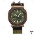 ساعت کاسیو پروترک PRJ-B001 سبز قهوه ای بند کشی Protrek-10169-G