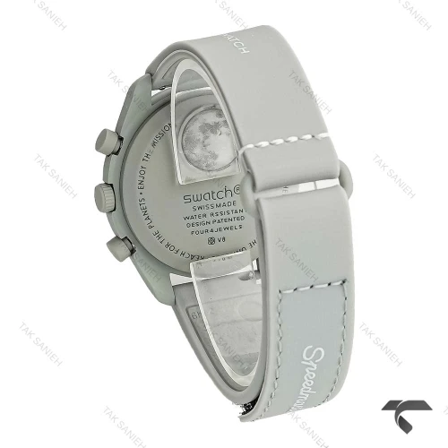 امگا سواچ ماموریت به عطارد بند رابر طوسی Swatch-10193-U