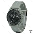 امگا سواچ ماموریت به عطارد بند رابر طوسی Swatch-10193-U