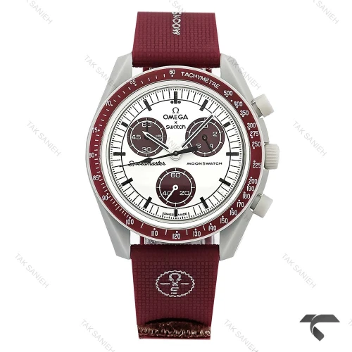 ساعت امگا سواچ ماموریت به پلوتون بند رابر Swatch-10199-U