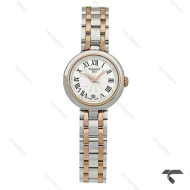 ساعت تیسوت Bellissima زنانه دورنگ رزگلد ایندکس یونانی تقویم دار Tissot-10202-L