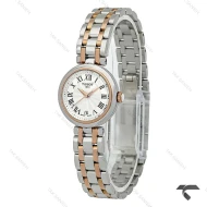 ساعت تیسوت Bellissima زنانه دورنگ رزگلد ایندکس یونانی تقویم دار Tissot-10202-L