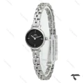 ساعت DW زنانه مینی Petite سیلور صفحه مشکی بندفلزی DW-10438-L
