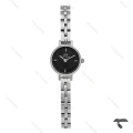 ساعت DW زنانه مینی Petite سیلور صفحه مشکی بندفلزی DW-10438-L