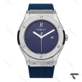 ساعت هابلوت مردانه استیل سرمه ای صفحه مهندسی Hublot-10442-G