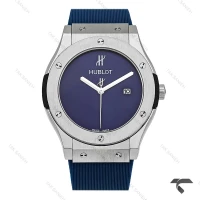 ساعت هابلوت مردانه استیل سرمه ای صفحه مهندسی Hublot-10442-G