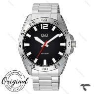 ساعت مردانه کیو اند کیو Q87B-003PY کلاسیک بند استیل QQ-10550-G