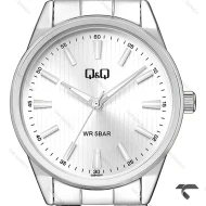 ساعت کیو اند کیو مردانه QZ94J201Y کلاسیک نقره ای QQ-10556-G