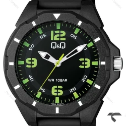ساعت کیو اند کیو مردانه V30A-005VY اسپرت ایندکس سبز QQ-10574-G