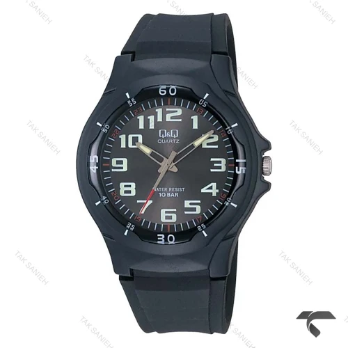 ساعت مردانه کیو اند کیو VP58J002Y اسپرت مشکی QQ-10581-G