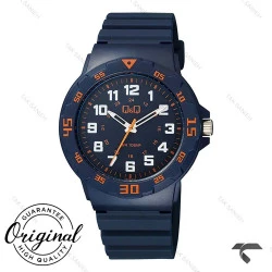 ساعت مردانه کیو اند کیو VR18J012Y اسپرت سرمه ای QQ-10587-G